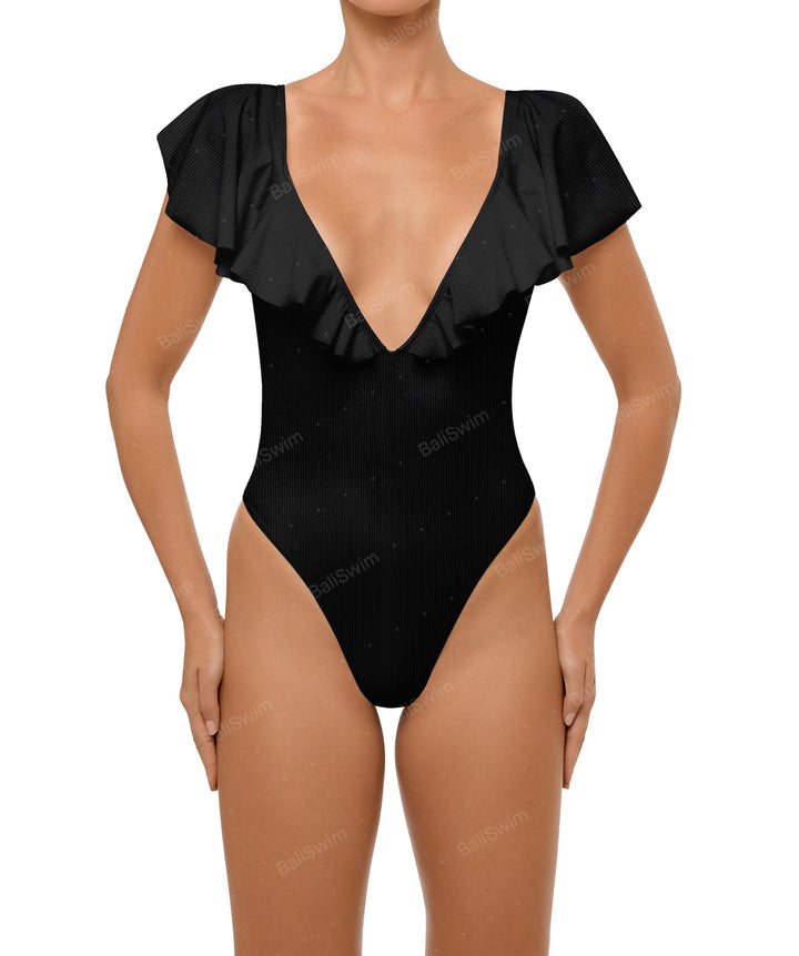BSWS-S66 Flounce Sleeves One Piece