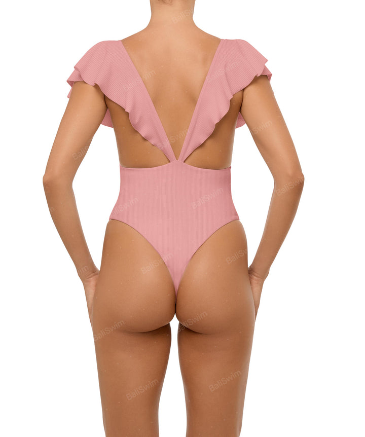 BSWS-S66 Flounce Sleeves One Piece