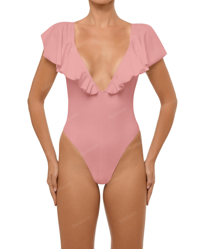 BSWS-S66 Flounce Sleeves One Piece