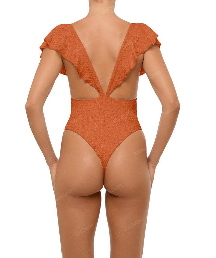 BSWS-S66 Flounce Sleeves One Piece