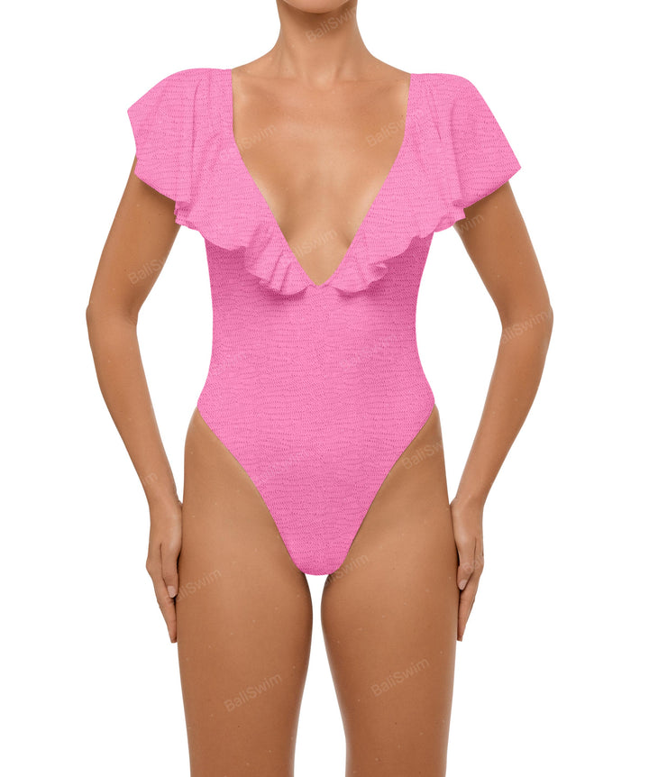 BSWS-S66 Flounce Sleeves One Piece