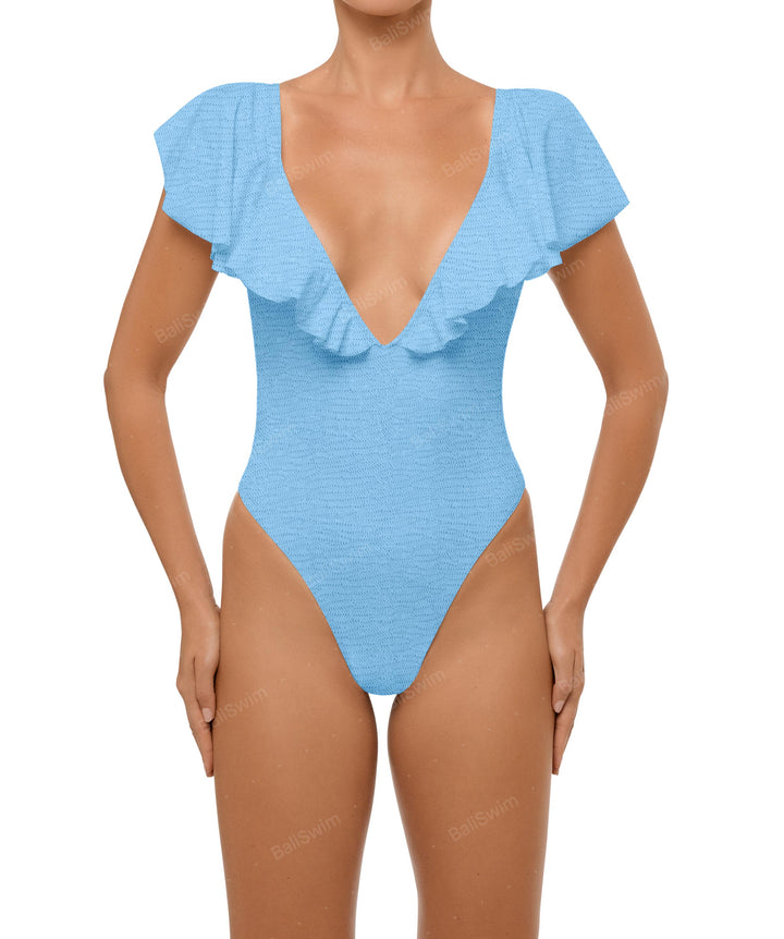 BSWS-S66 Flounce Sleeves One Piece