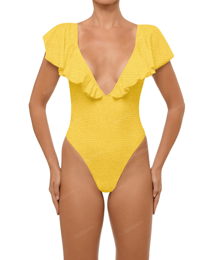 BSWS-S66 Flounce Sleeves One Piece