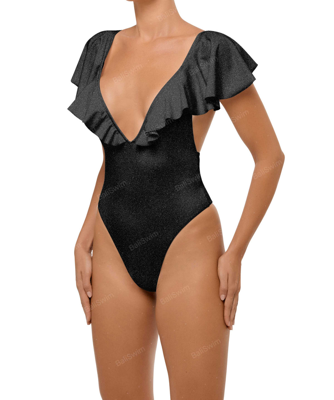 BSWS-S66 Flounce Sleeves One Piece