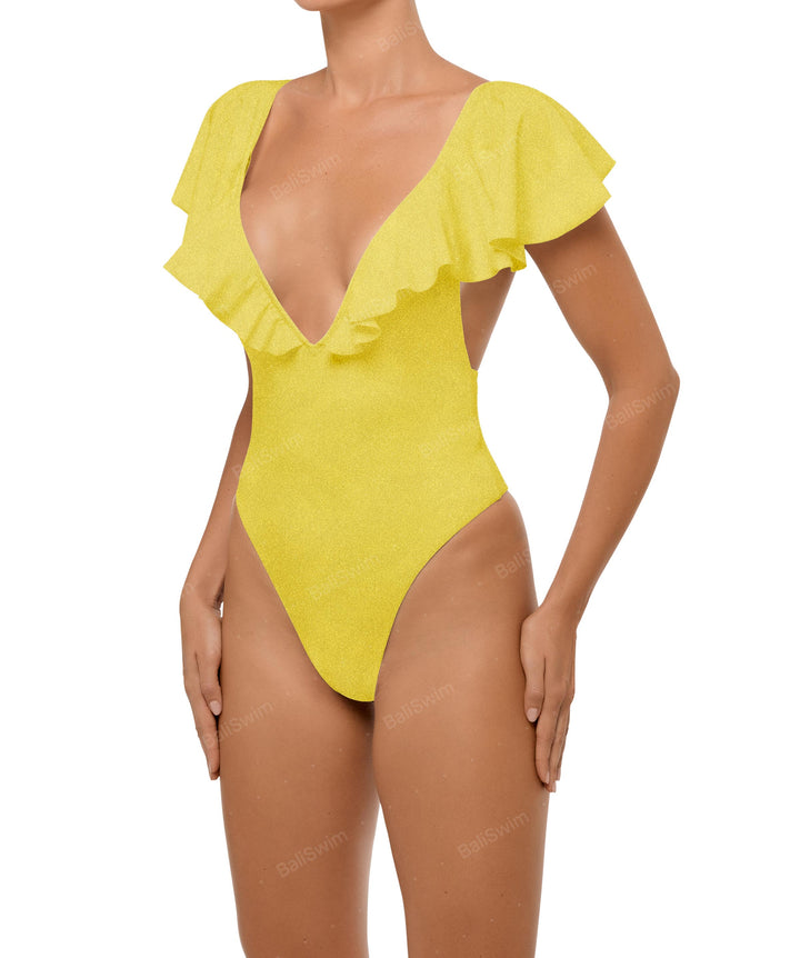BSWS-S66 Flounce Sleeves One Piece