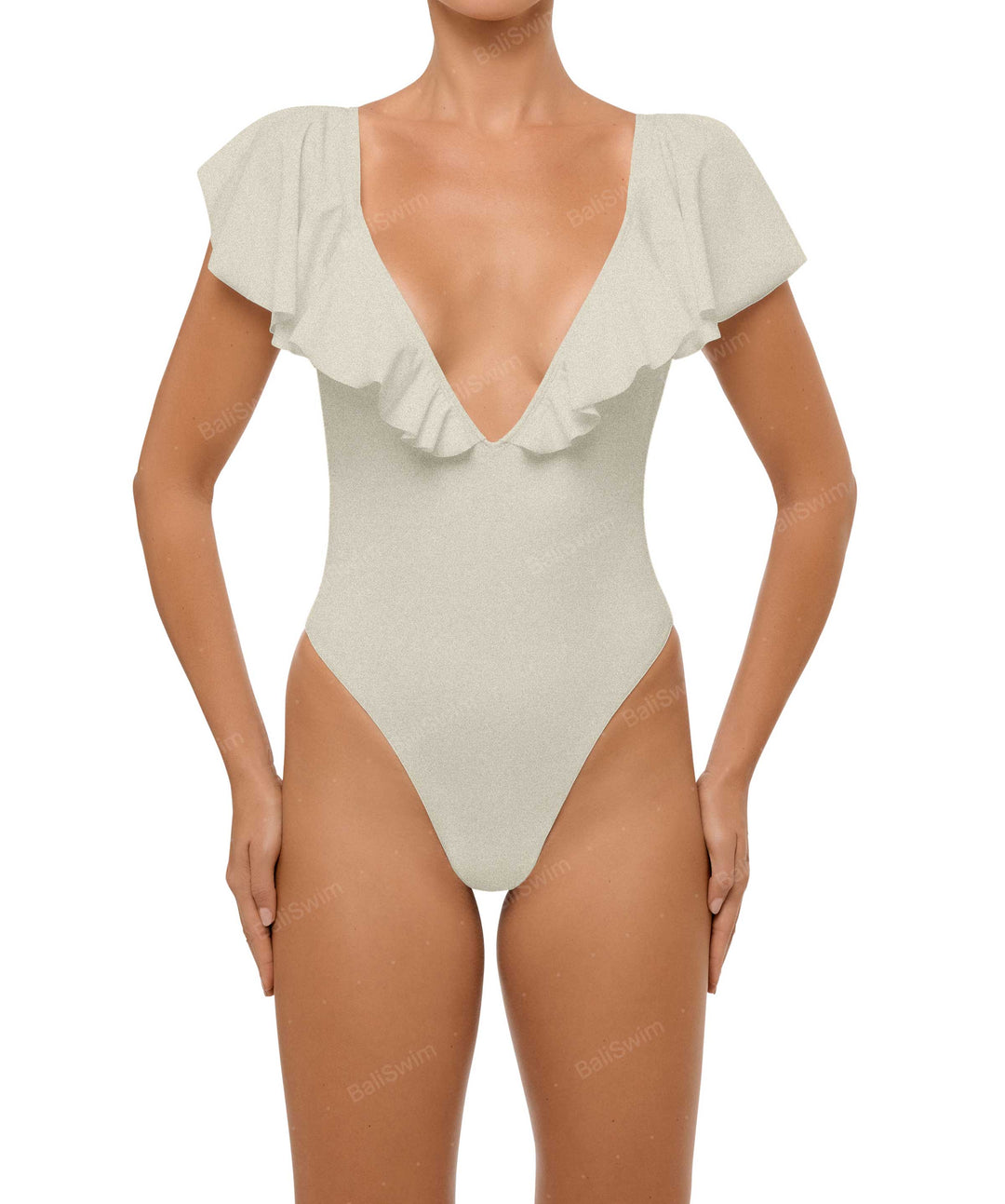 BSWS-S66 Flounce Sleeves One Piece