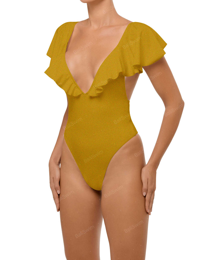 BSWS-S66 Flounce Sleeves One Piece