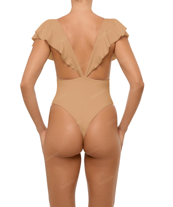 BSWS-S66 Flounce Sleeves One Piece