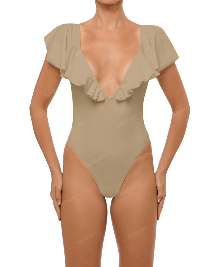 BSWS-S66 Flounce Sleeves One Piece