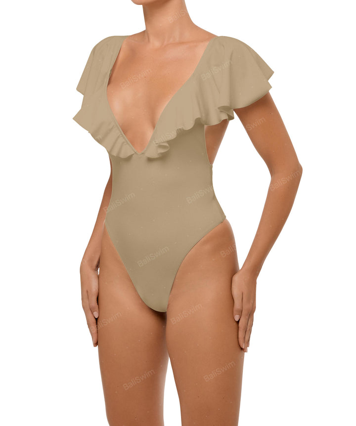 BSWS-S66 Flounce Sleeves One Piece