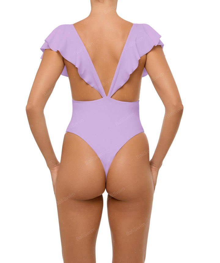 BSWS-S66 Flounce Sleeves One Piece