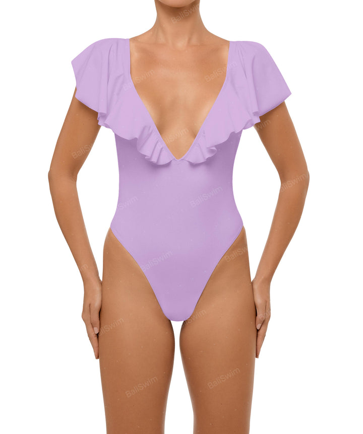 BSWS-S66 Flounce Sleeves One Piece