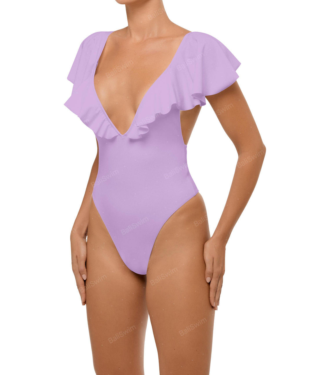 BSWS-S66 Flounce Sleeves One Piece