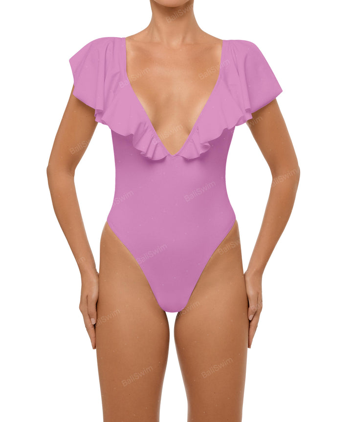 BSWS-S66 Flounce Sleeves One Piece