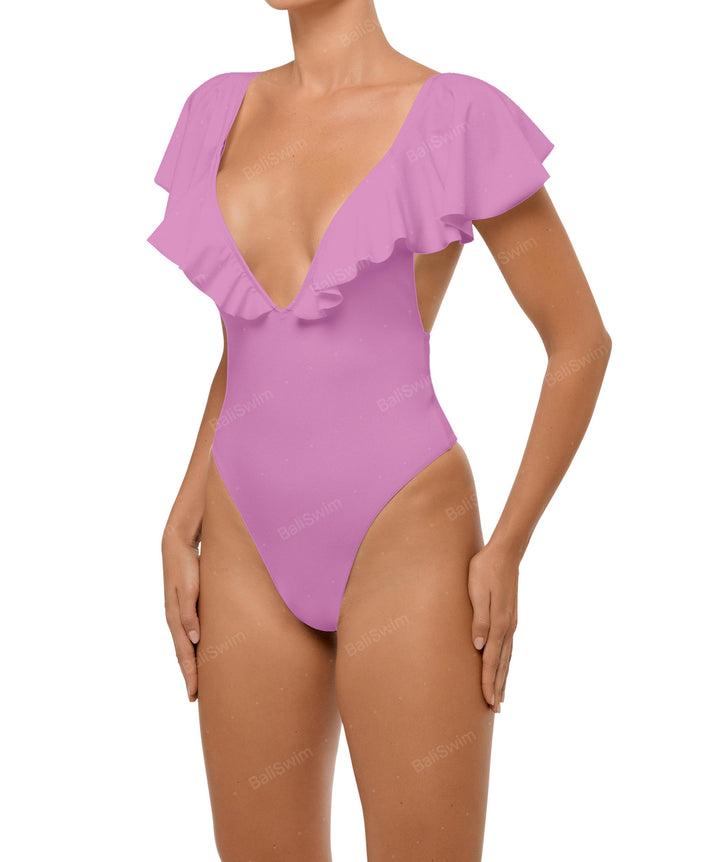 BSWS-S66 Flounce Sleeves One Piece