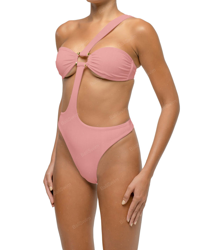 BSWS-S67 Asymetric Wave Ring One Piece