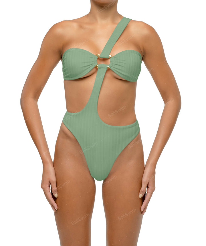 BSWS-S67 Asymetric Wave Ring One Piece