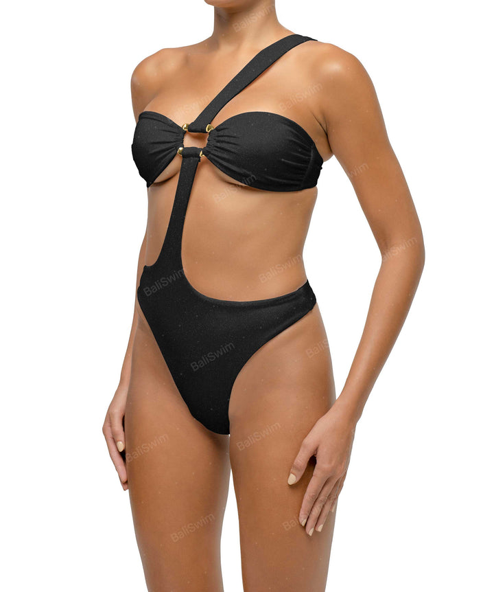 BSWS-S67 Asymetric Wave Ring One Piece