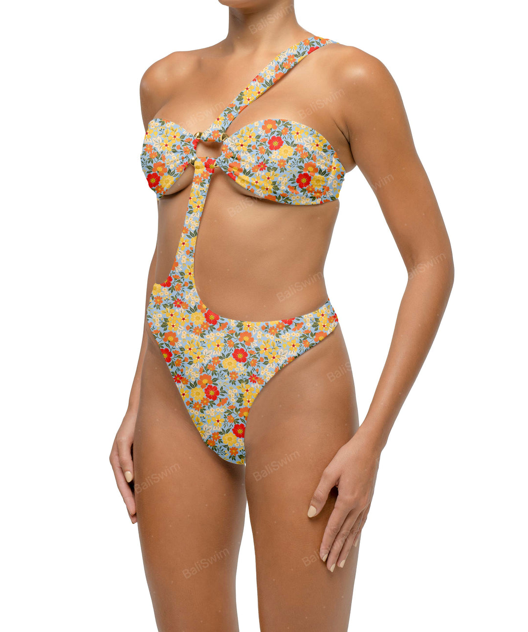 BSWS-S67 Asymetric Wave Ring One Piece