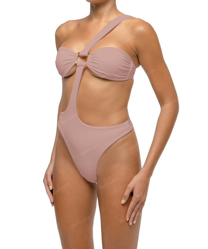 BSWS-S67 Asymetric Wave Ring One Piece