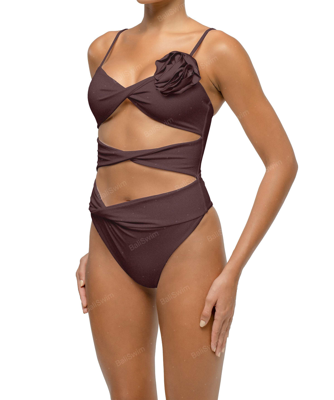 BSWS-S69 Corsage Triple Twist One Piece