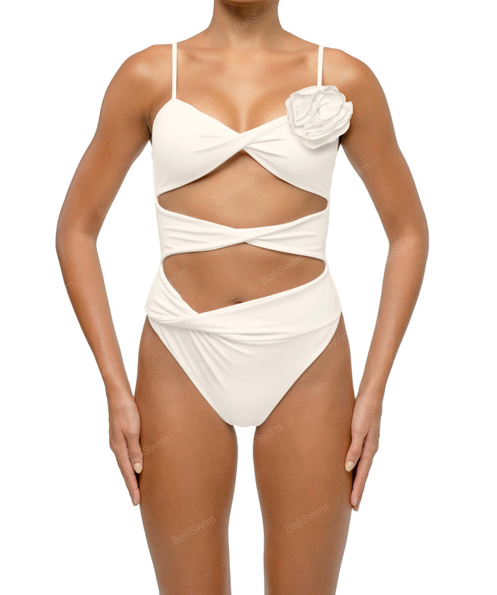 BSWS-S69 Corsage Triple Twist One Piece