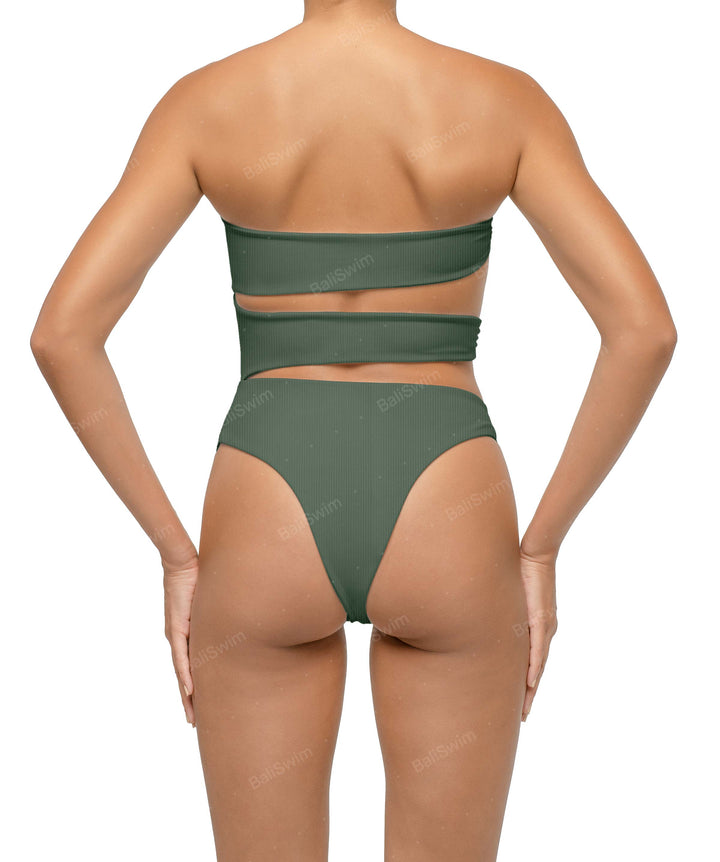 BSWS-S71 Cut-out Bandeau One Piece