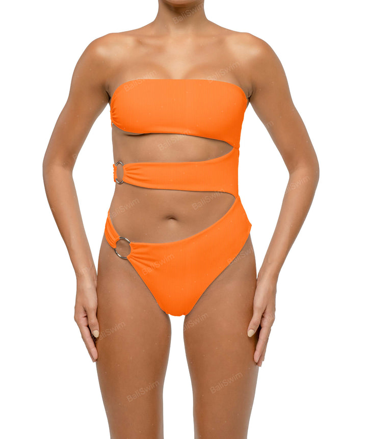 BSWS-S71 Cut-out Bandeau One Piece