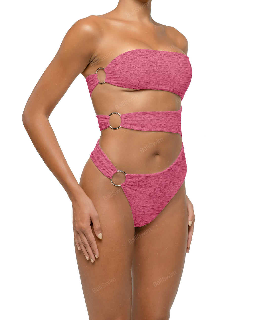 BSWS-S71 Cut-out Bandeau One Piece