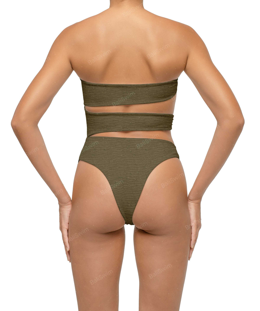 BSWS-S71 Cut-out Bandeau One Piece