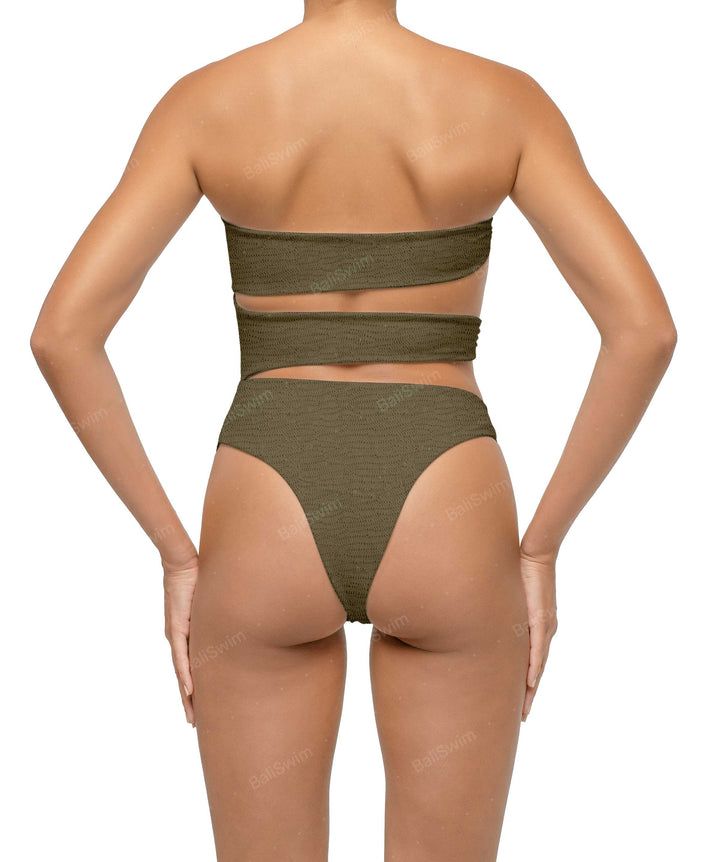 BSWS-S71 Cut-out Bandeau One Piece