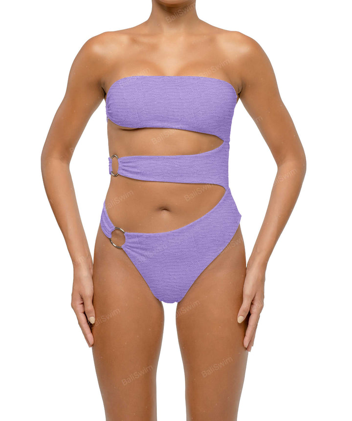 BSWS-S71 Cut-out Bandeau One Piece