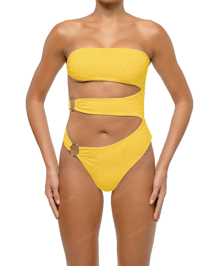 BSWS-S71 Cut-out Bandeau One Piece