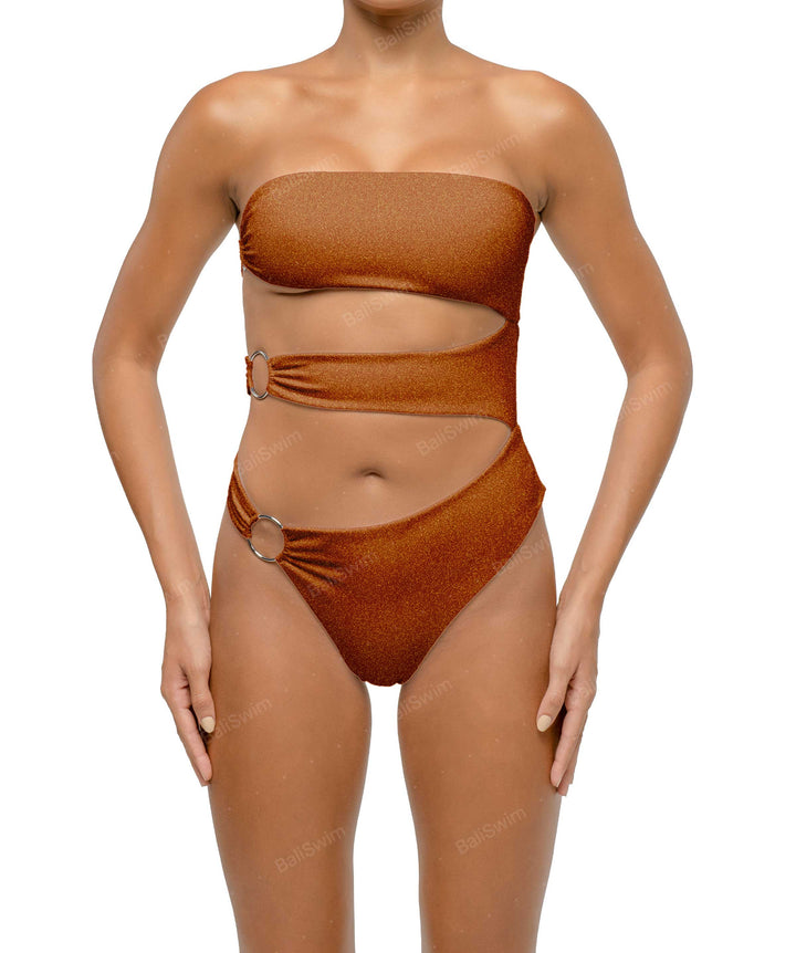 BSWS-S71 Cut-out Bandeau One Piece
