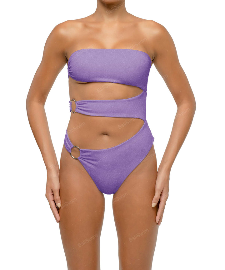 BSWS-S71 Cut-out Bandeau One Piece