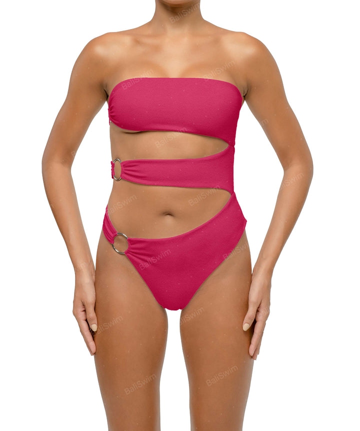 BSWS-S71 Cut-out Bandeau One Piece