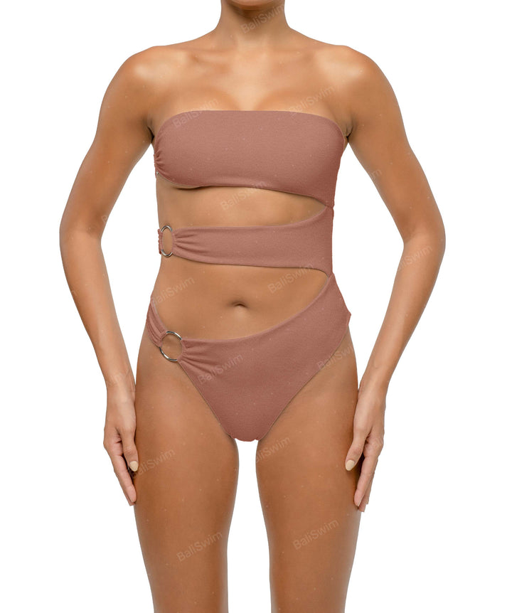 BSWS-S71 Cut-out Bandeau One Piece