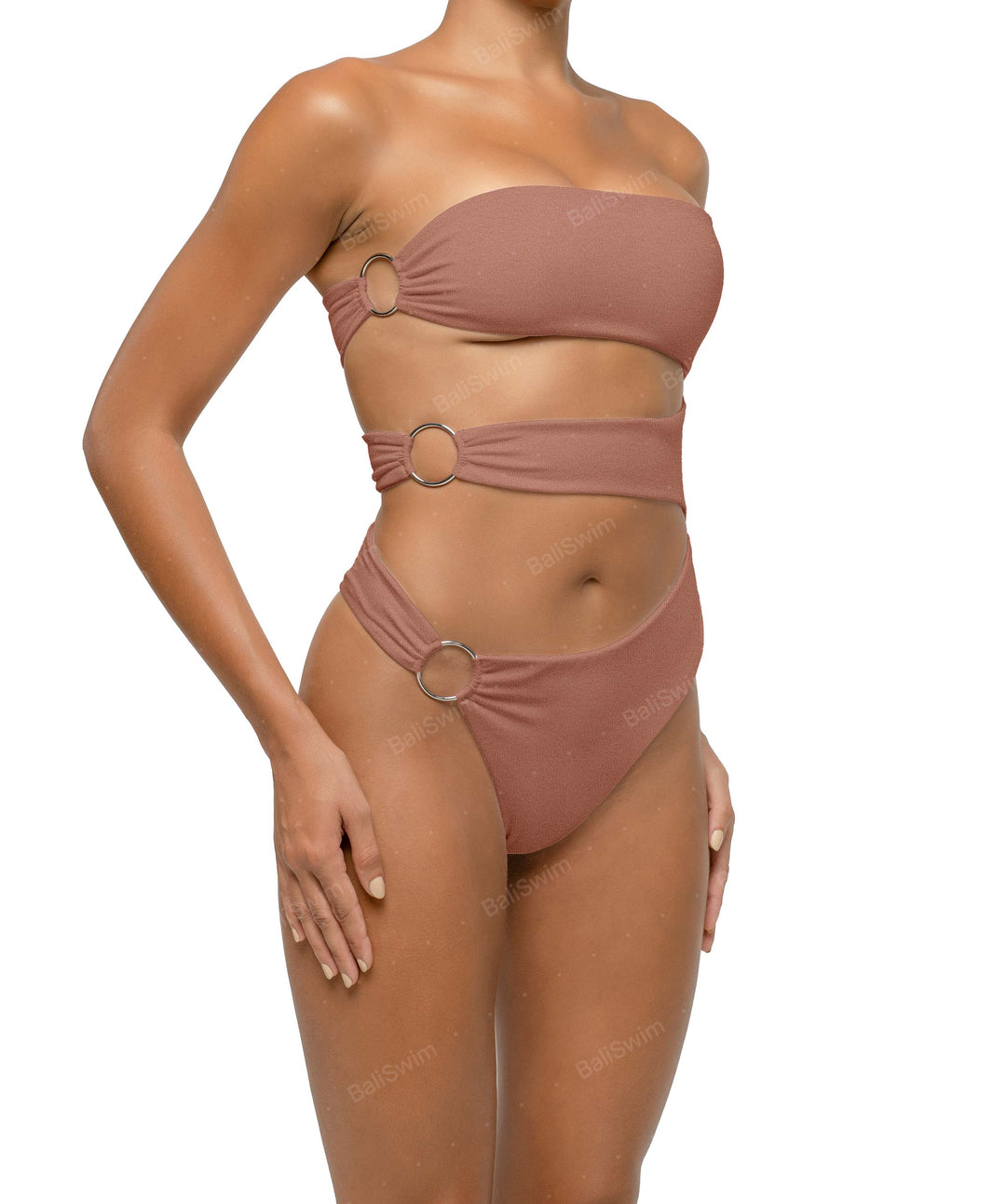 BSWS-S71 Cut-out Bandeau One Piece