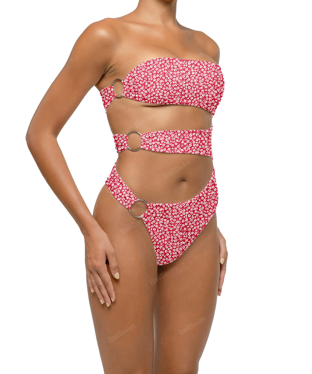 BSWS-S71 Cut-out Bandeau One Piece