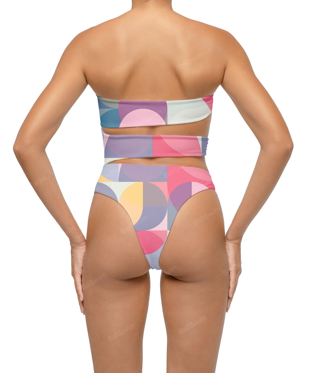 BSWS-S71 Cut-out Bandeau One Piece