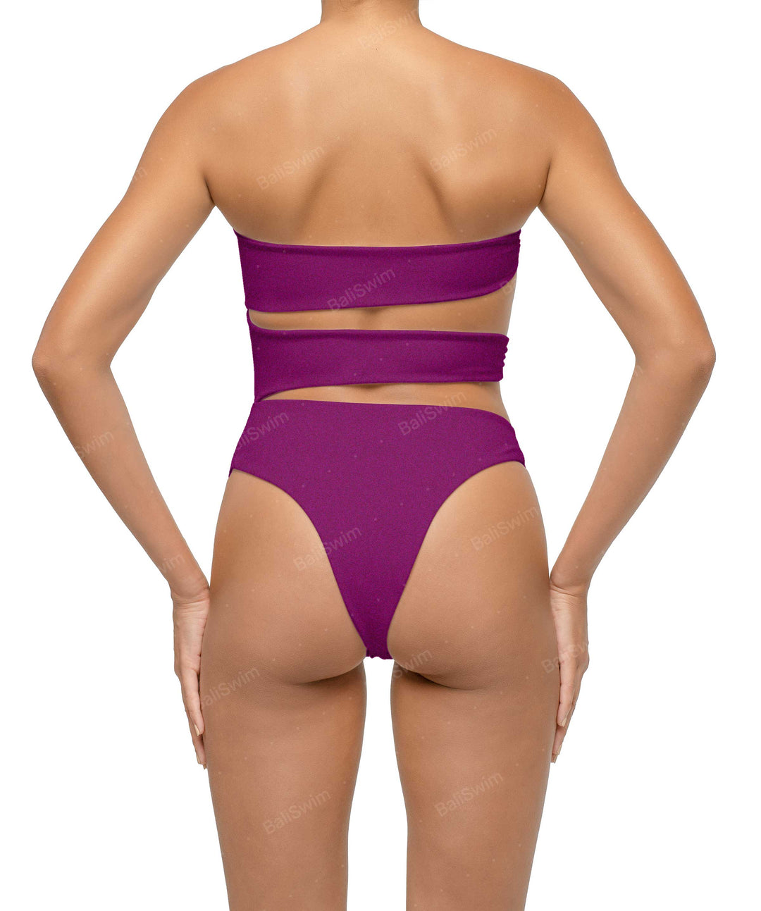 BSWS-S71 Cut-out Bandeau One Piece