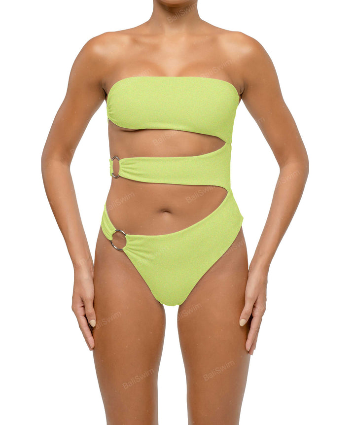 BSWS-S71 Cut-out Bandeau One Piece