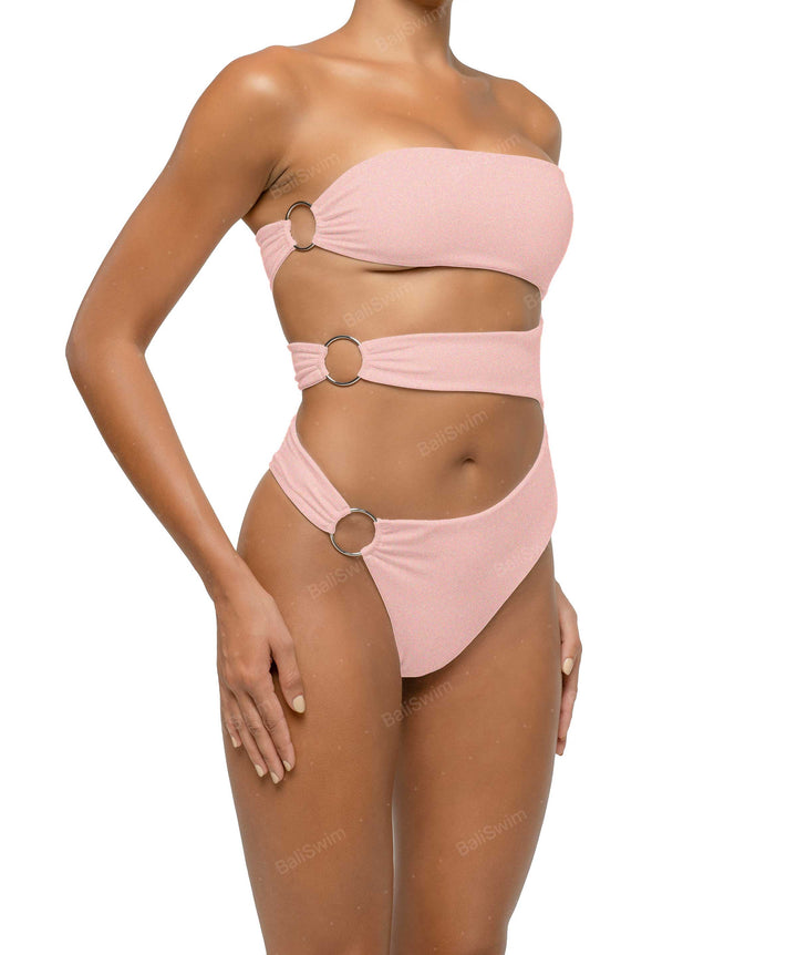 BSWS-S71 Cut-out Bandeau One Piece