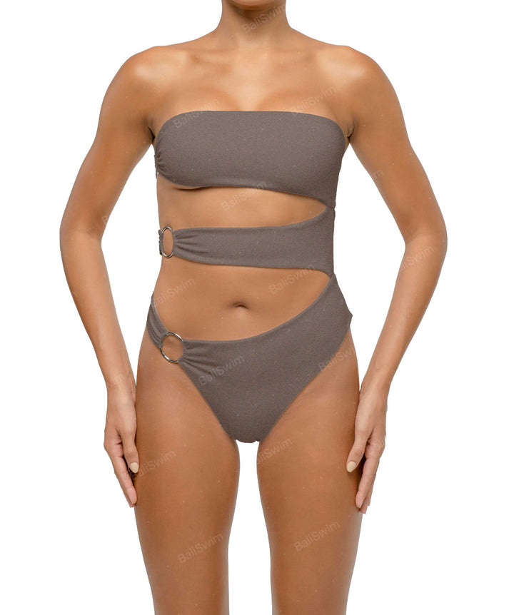 BSWS-S71 Cut-out Bandeau One Piece