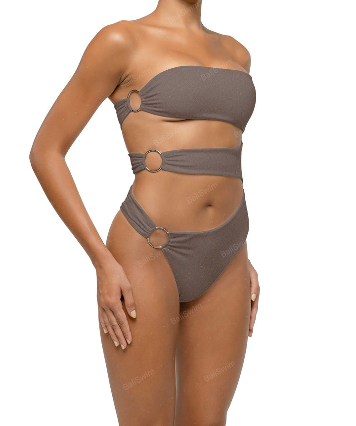 BSWS-S71 Cut-out Bandeau One Piece