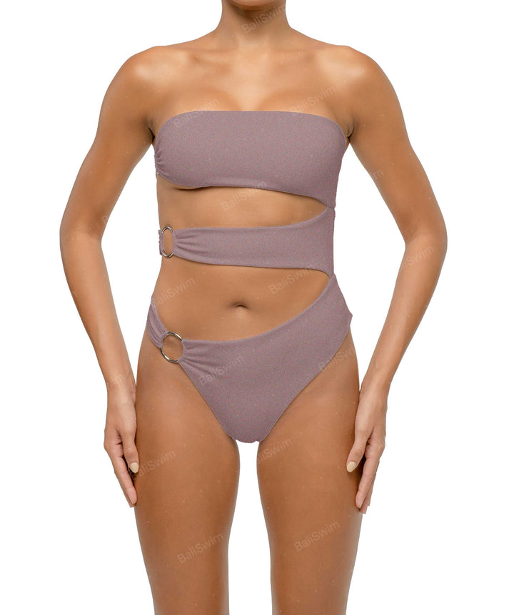 BSWS-S71 Cut-out Bandeau One Piece