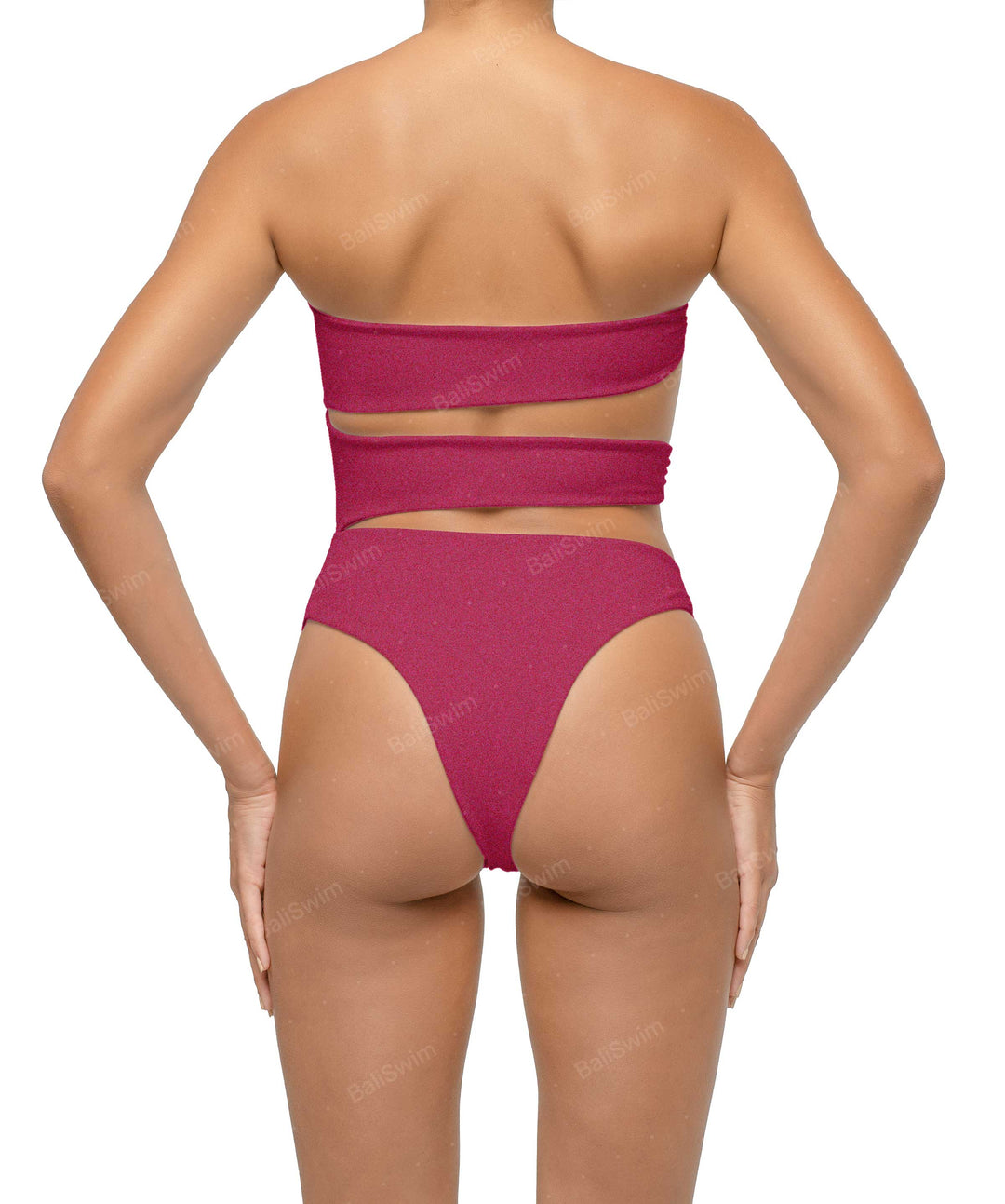 BSWS-S71 Cut-out Bandeau One Piece