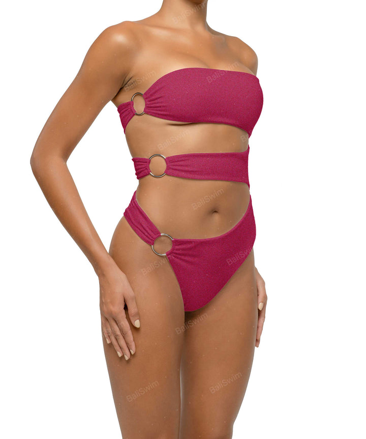 BSWS-S71 Cut-out Bandeau One Piece