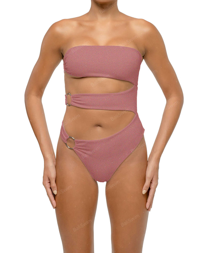 BSWS-S71 Cut-out Bandeau One Piece