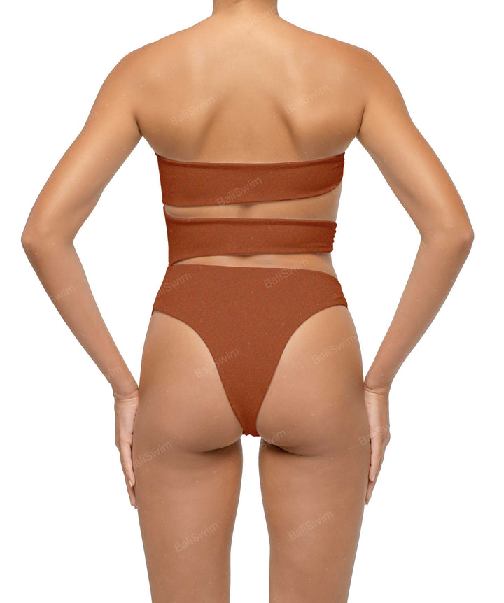 BSWS-S71 Cut-out Bandeau One Piece